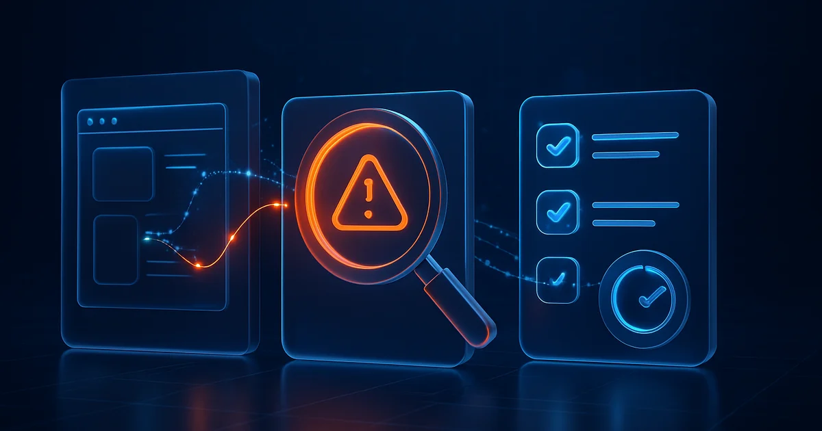 Graphic illustrating continuous vulnerability monitoring for website security.