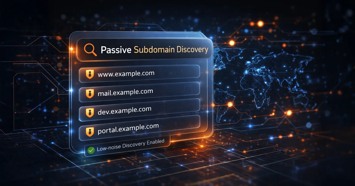Passive Subdomain Discovery: Tools, Techniques and Security Risks
