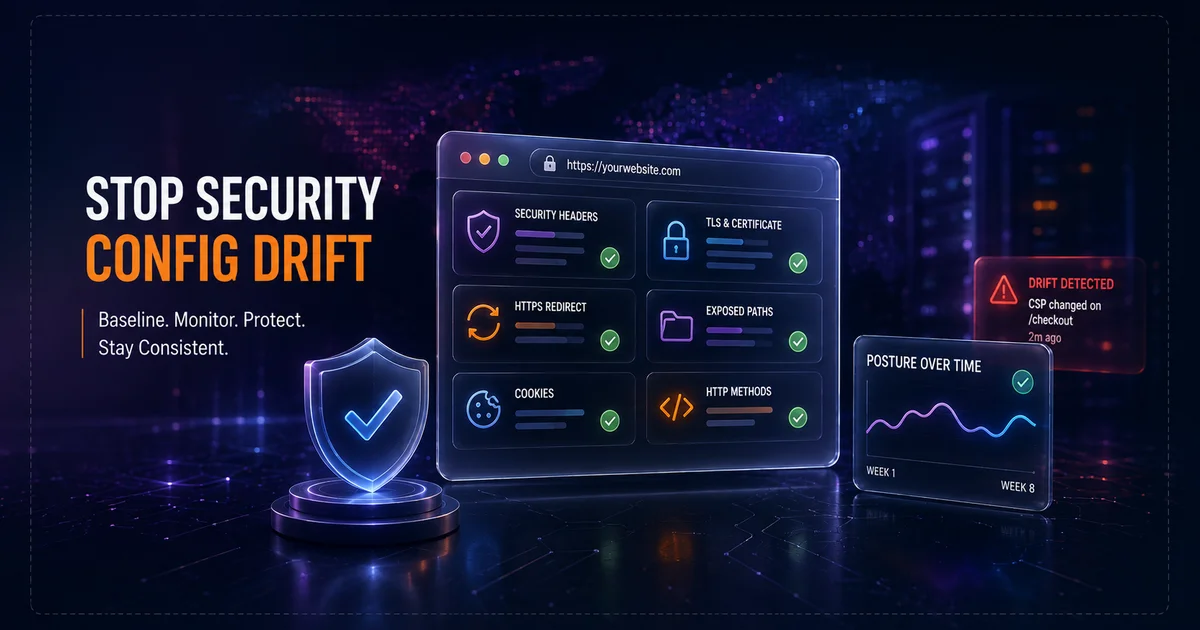 Security Configuration Drift: Why Production Websites Change After Launch