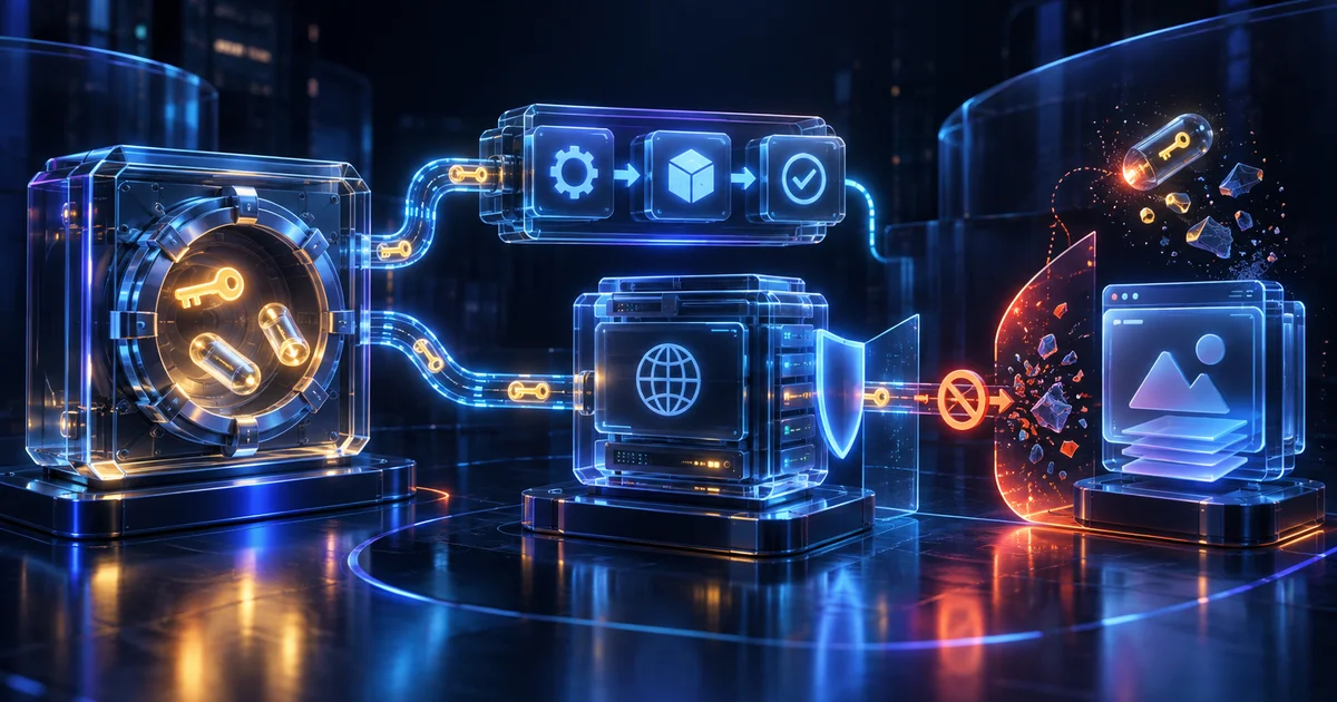 Secrets Management for Web Apps: API Keys, .env Files, CI/CD, and Frontend Bundles