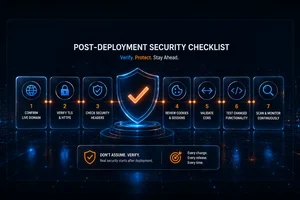 Post-Deployment Website Security Checklist: What to Verify After Every Release