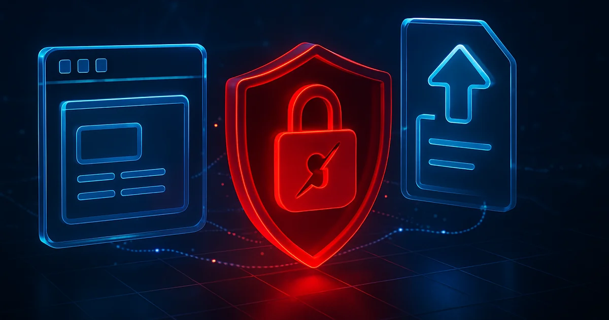 Illustration of a security breach in website plugins, highlighting an Elementor Pro vulnerability.